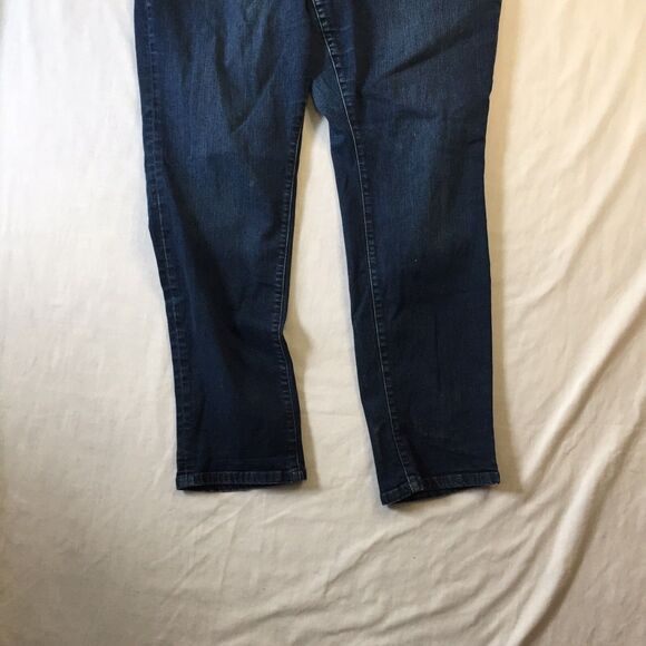 Boyfriend Skinny Blue Jeans Torrid Size 18R - Picture 2 of 10